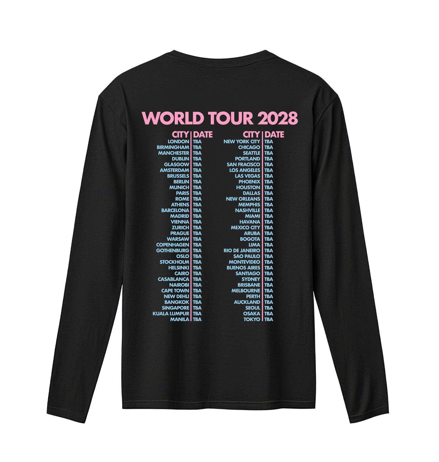 World Tour Long Sleeve